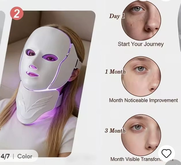 Led face mask therapy