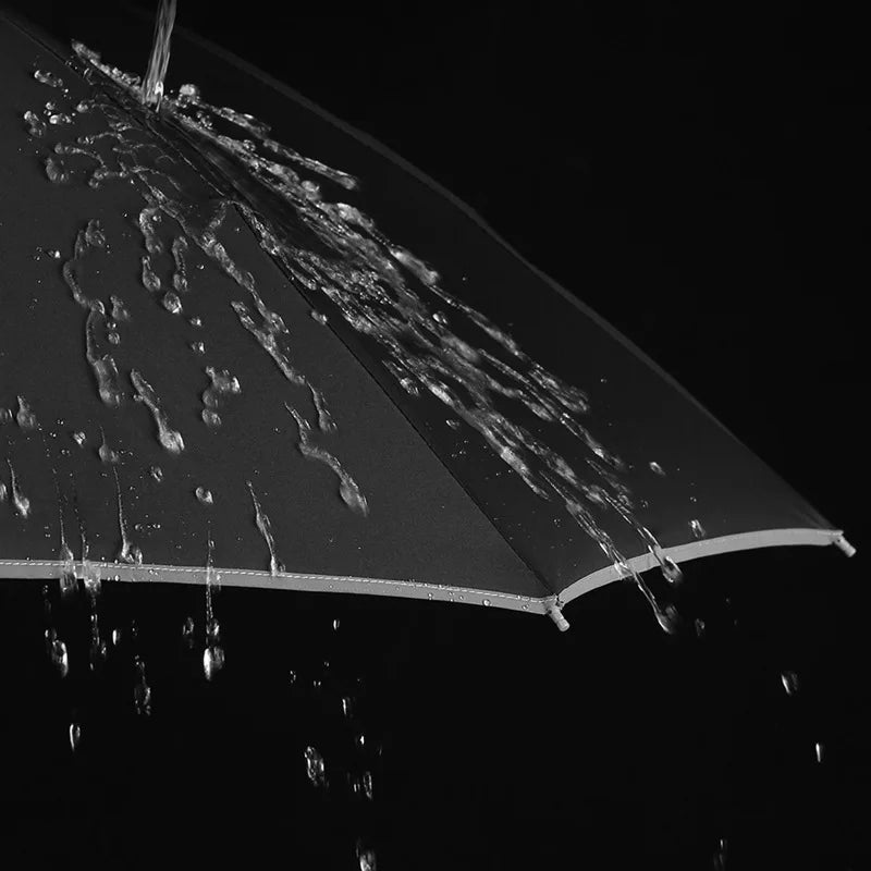Tesla Reverse umbrella with a light